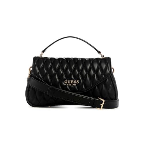 Image of Guess Valla Top Handle Flap, Black