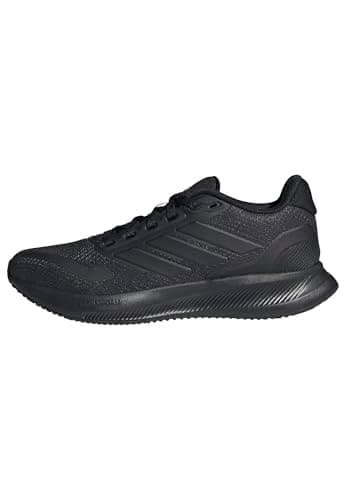 Image of adidas Unisex Kids RUNFALCON 5 Shoes Junior, Core Black/Core Black/Core Black, 5.5 UK