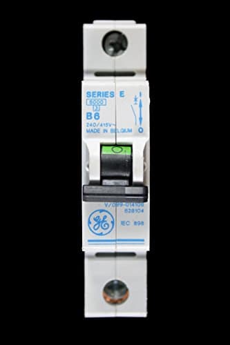 Image of GENERAL ELECTRIC 6 AMP TYPE B 6 KA MCB BREAKER SERIES E 628104 V/099 014106