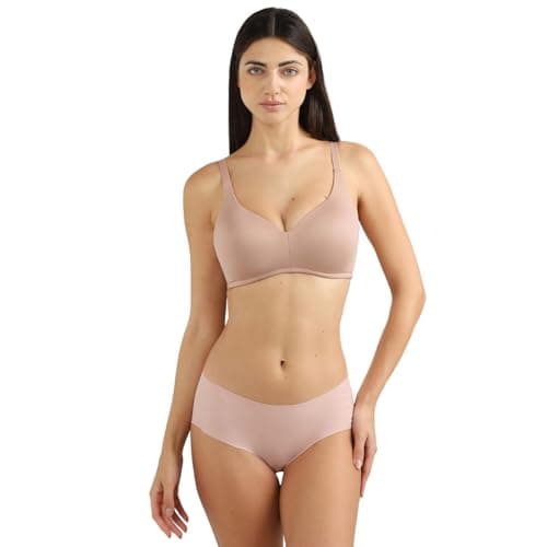 Image of Wacoal Women's Basic Mold Padded Non-Wired Bra, beige, 32D