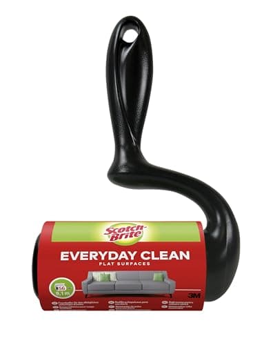 Image of Scotch-Brite Everyday Clean Flat Surface Lint Roller - 1 Roll 56 Sheets - Works Great on Pet Hair, Clothing, Furniture and More