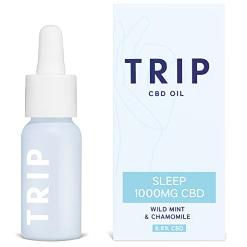 Image of TRIP CBD Oil 1000 mg (Strong - High Strength): Wild Mint CBD Drops (15 ml) | Vegan, Gluten Free, No-THC Flavoured CBD Oil Blended with MCT Coconut Oil