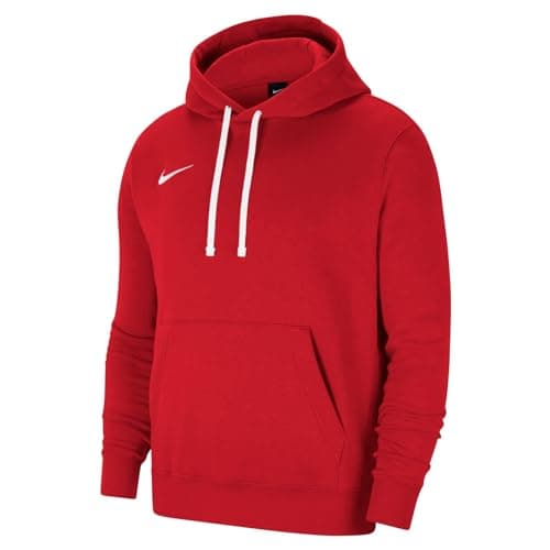 Image of NIKE Men's M Nk Flc Park20 Po Hoodie Sweatshirt, university red/white/white, L UK