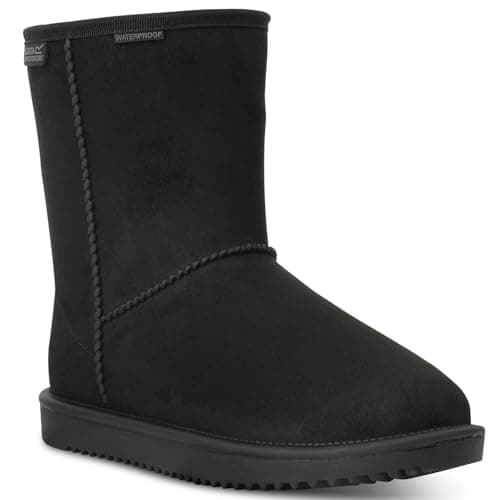 Image of Regatta Womens Risley Waterproof Mid Calf Boots Faux Fur Lined