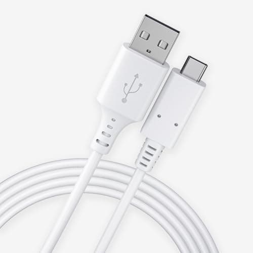 Image of pluX USB C Power Cable 3M, Power Extension Cable USB C Charging Cord for Mi Wireless Outdoor Security Camera 1080p, Mi Camera 2K Magnetic Mount, USB A to USB C Charging Cord for Security Camera