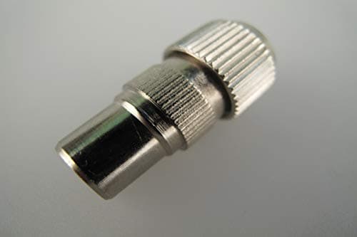 Image of TheOneStopSatShop Male Coax/Coaxial Nickel Plated Metal TV Aerial Plug