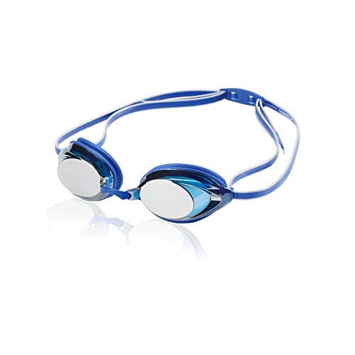 Image of Speedo Vanquisher 2.0 Mirrored Swim-Swimming Racing Goggles-Blue Anti-Fog