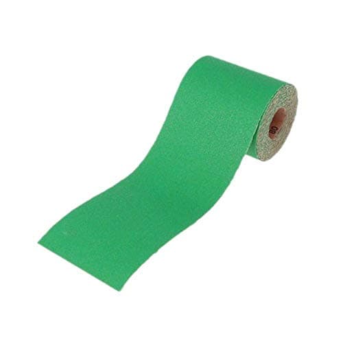 Image of Faithfull FAIAR10080G 50M MEDIUM Sandpaper (80 grit) 100mm wide Aluminium Oxide Roll - Green