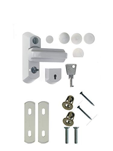 Image of Face Fix Sash Jammer Upvc Security Bolt White Full Locking Kit