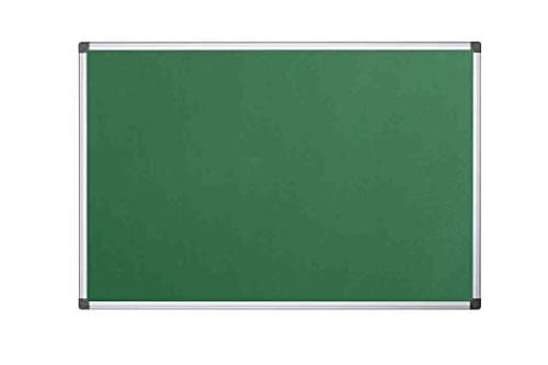 Image of Bi-Office Notice Board Maya, Green Felt, Aluminium Frame, 60 x 45 cm