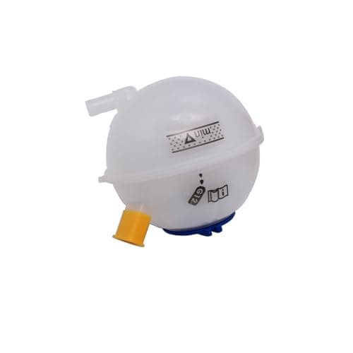 Image of 1 pc Radiator Coolant Expansion Header Tank Bottle with Cap 1J0121403B Fits for Audi A1 A3 A4 A5 Seat Ibiza Leon Toledo Skoda Octavia Superb Yeti VW Caddy Crafter Golf Transporter Touran Touareg