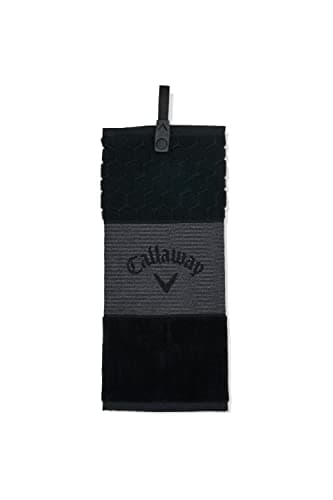 Image of Callaway Golf Tri Fold Towel 2023 Black