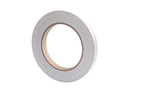 Image of Gocableties Clear Double Sided Tape, 12mm (1/2”) x 33m, Strong Thin Double Sided Sticky Tape for Craft, Scrapbooking and Mounting Photos, 1 Roll
