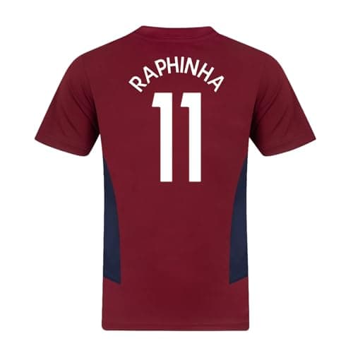 Image of FC Barcelona Boys Raphinha 11 Poly T-Shirt Red 12-13 Years