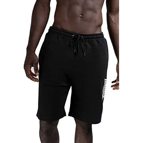 Image of Lonsdale Men's FRINGFORD Shorts, Black, Normal, 3XL