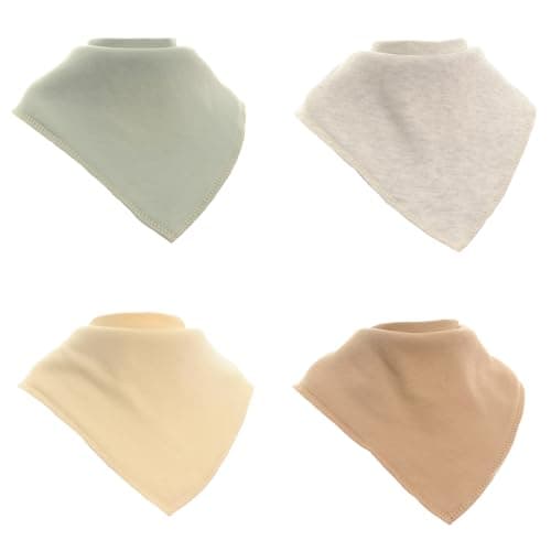 Image of Ziggle Bandana Dribble Bibs - Cotton Front Baby Bibs Newborn to 24 Months - Newborn Gifts - Baby Bibs For Comfortable Kids - Sagewood Nest