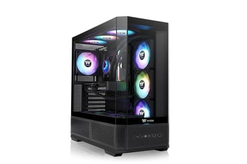 Image of Thermaltake View 370 TG ARGB | Mid Tower Chassis | Black