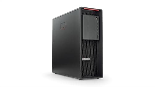 Image of Lenovo ThinkStation P520 - Xeon W-2145 (8 Cores, 4.5GHz), Nvidia Quadro RTX 4000 8GB, 2TB PCIe Gen 4.0x4 NVMe & 2TB HDD, 32GB DDR4, vPro, SD Card Reader, GbE, Windows 11 Pro for Workstation (Renewed)