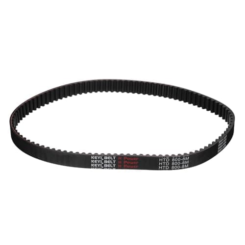 Image of sourcing map 800-8M-20 Timing Belt, 800mm Pitch Circumference x 20mm Width x 6mm Height, 8mm Pitch, 100 Teeth, Black Rubber Synchronous Belt