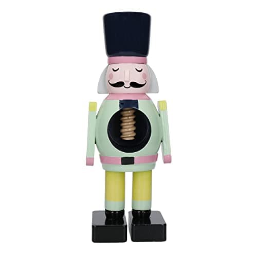 Image of KitchenCraft Nutcracker Collection Wooden Nut Cracker, Male, Gift Tagged, Wood, Mixed