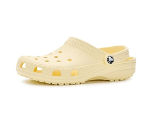 Image of Crocs Classic Clog Yellow Light Size 8 UK Men/ 9 UK Women