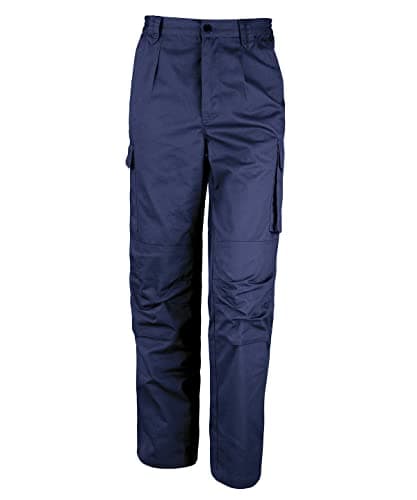 Image of Result R308X Work-Guard Action Trousers - Navy - M Regular