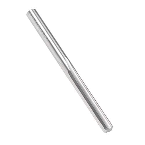Image of sourcing map 3.7mm Chucking Reamer, Tungsten Carbide Lathe Machine Reamer H7 4 Straight Flutes, Round Shank Milling Cutting Tool, for Stainless Steel Alloy Copper Metal