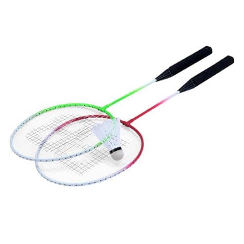 Image of Baseline Badminton Racket Set, Racquets and Shuttlecocks, 2 Player with Net and Poles, Complete Set