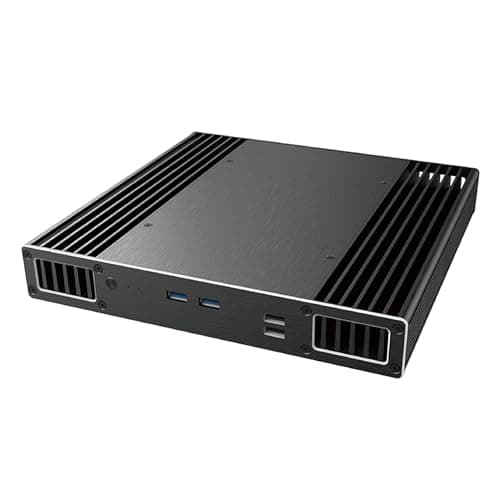 Image of Akasa Plato RC, Designed for ASUS NUC 14/15 Pro (Revel Canyon/Cyber Canyon), Slim Aluminium Mini PC Case, Support 2.5" SATA HDD/SSD and VESA Mounting, Fanless Computer Chassis, A-NUC106-M1B