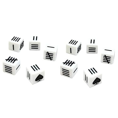 Image of Blood Red Skies Ace of Spades Dice Pack of 10 1:200 WWII Mass Air Combat War Game