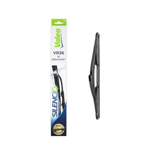 Image of VALEO Silencio Wiper - VR36 - All-Seasons Durable, Resistant, Perfect Fit Conventional Wiper Blade 260mm - Rear - 1 Wiper Blade - 574281