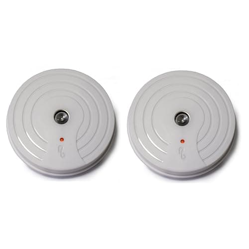 Image of Pestbye® Discreet Ceiling Mountable Battery Operated Ultrasonic Rat and Mouse Repeller - Set of 2