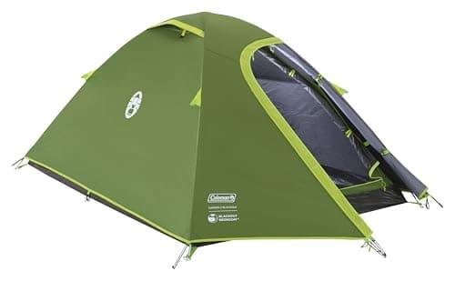 Image of Coleman Tent Darwin 2 BlackOut | Compact 2 Man Dome Tent | Special Darkened Bedroom | Lightweight Camping, Festival and Hiking Tent | 4000mm Waterproof | 2 Person | with Sewn-in Groundsheet