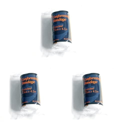 Image of Blue Dot Conforming Bandage, 4.5 m Length x 7.5 cm Width (Pack of 3)