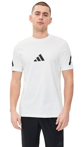 Image of adidas Men's Z.n.e. T-Shirt, White/Opulent Garden, XL/Tall, White/Opulent Garden, XL (Tall)