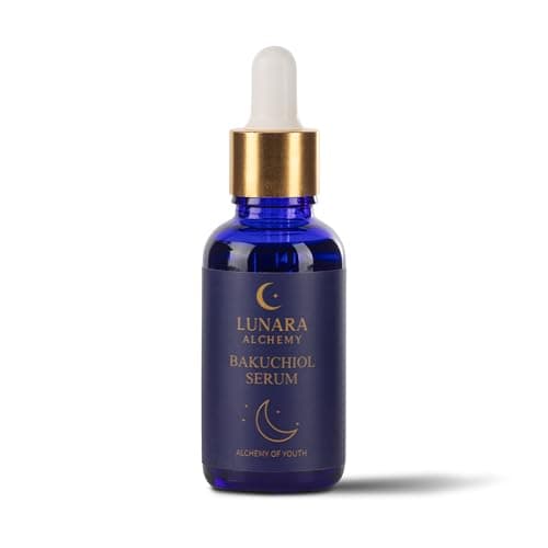 Image of Bakuchiol Serum 30ml – Natural Retinol Alternative for Face – Anti Ageing Serum with Niacinamide & Hyaluronic Acid – Gentle for Sensitive Skin – Lunara Alchemy