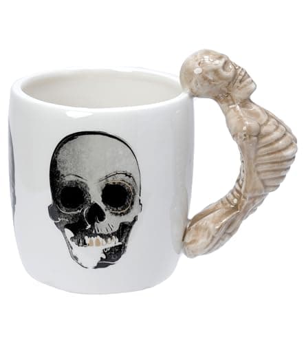 Image of Puckator Skeleton Ceramic Shaped Handle Tea Coffee Mug - Funny Home Accessories - Cute Gifts for Girlfriend - Large Mugs for Men Women Hot Drinks - Cute Cups Presents - Secret Santa Gift - Cup Set