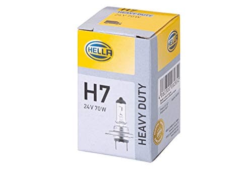 Image of HELLA 8GH 007 157-241 Bulb - H7 - Heavy Duty - 24V - 70W - Socket Type: PX26d - Box - Quantity: 1