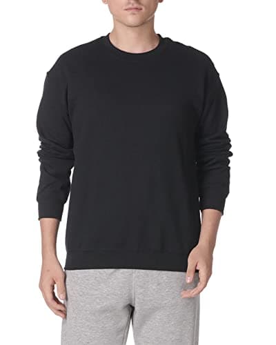 Image of Gildan Fleece Crewneck Sweatshirt, Style G18000, Black, 5XL