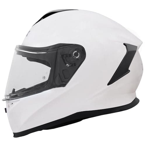 Image of Zorax Falcon White L (59-60cm) Full Face Motorbike Helmet ECE 22.06 Approved
