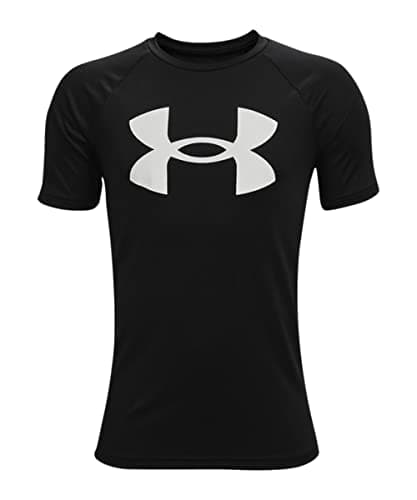Image of Under Armour Boys' UA Tech Big Logo SS, Sports T Shirt with Logo, Super-Soft Sportswear