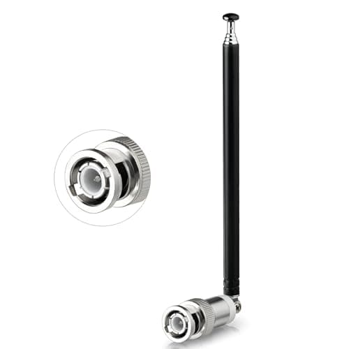 Image of Bingfu VHF UHF Telescopic Radio Scanner Antenna 5-Sections 42cm with BNC Male Connector for CB/Scanner/Two-way/Mobile/FM Transmitter/Wireless Microphone Receiver
