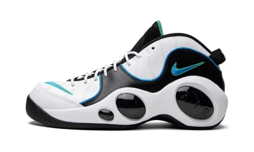 Image of Nike mens Nike Air Zoom Flight, White/Photo Blue/Black/Roma Gr, 10 UK