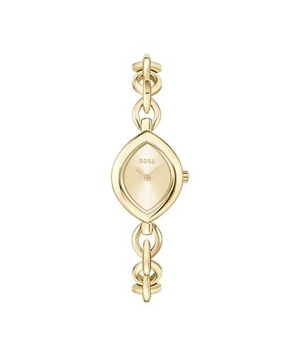 Image of BOSS Two Hand Quartz Movement Watch Gold Colored Fiora Collection with Gold Colored Stainless Steel Bracelet - 1502839