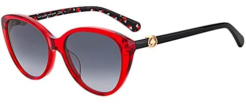Image of Kate Spade VISALIA/G/S C9A RED 55/16/140 WOMAN Sunglasses