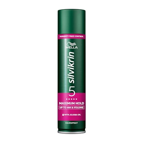 Image of WELLA Silvikrin Maximum Hold Hairspray, 250 ml