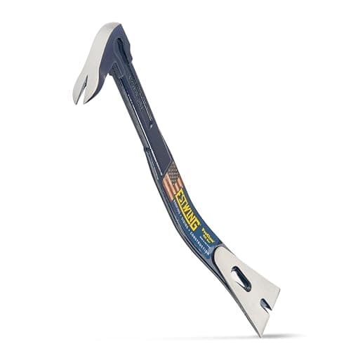 Image of Estwing Pro-Claw Pry Bar - 16" 3-in-1 Roof/Siding/Construction Tool with Nail Puller & Pry Blade - RSC
