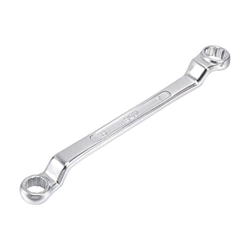 Image of sourcing map 5.5mm x 7mm Metric 12 Point Offset Double Box End Wrench Chrome Plated, Cr-V Steel