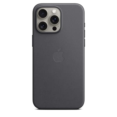 Image of Apple iPhone 15 Pro Max FineWoven Case with MagSafe - Black ​​​​​​​