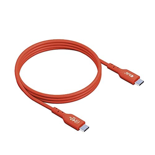 Image of Club 3D CAC-1511 USB2 Type C to Type C Certified Bi-Directional Cable with 240W Charging, 480Mb Data Transmission EPR 1m - 3.28ft